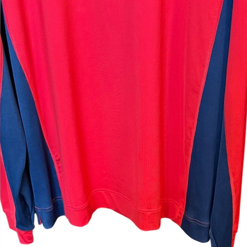 FootJoy Red Half Zip Performance Pullover Men’s 2X - image 6